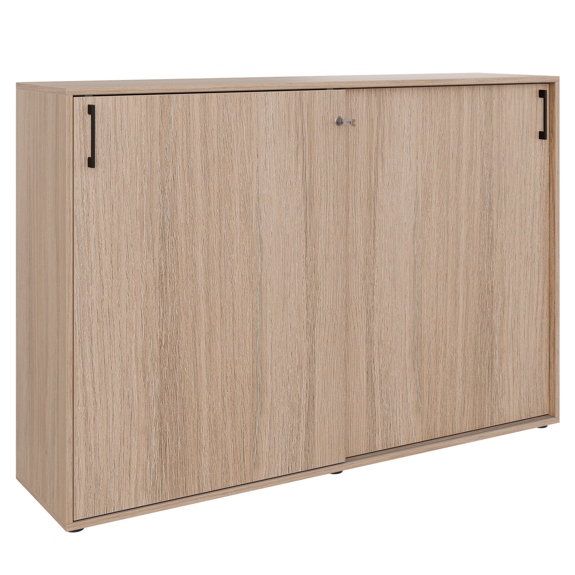 Armoire à portes coulissantes CHOICE | 3 OH, 1600 x 1095 mm, chêne ambré - 1 Main Image