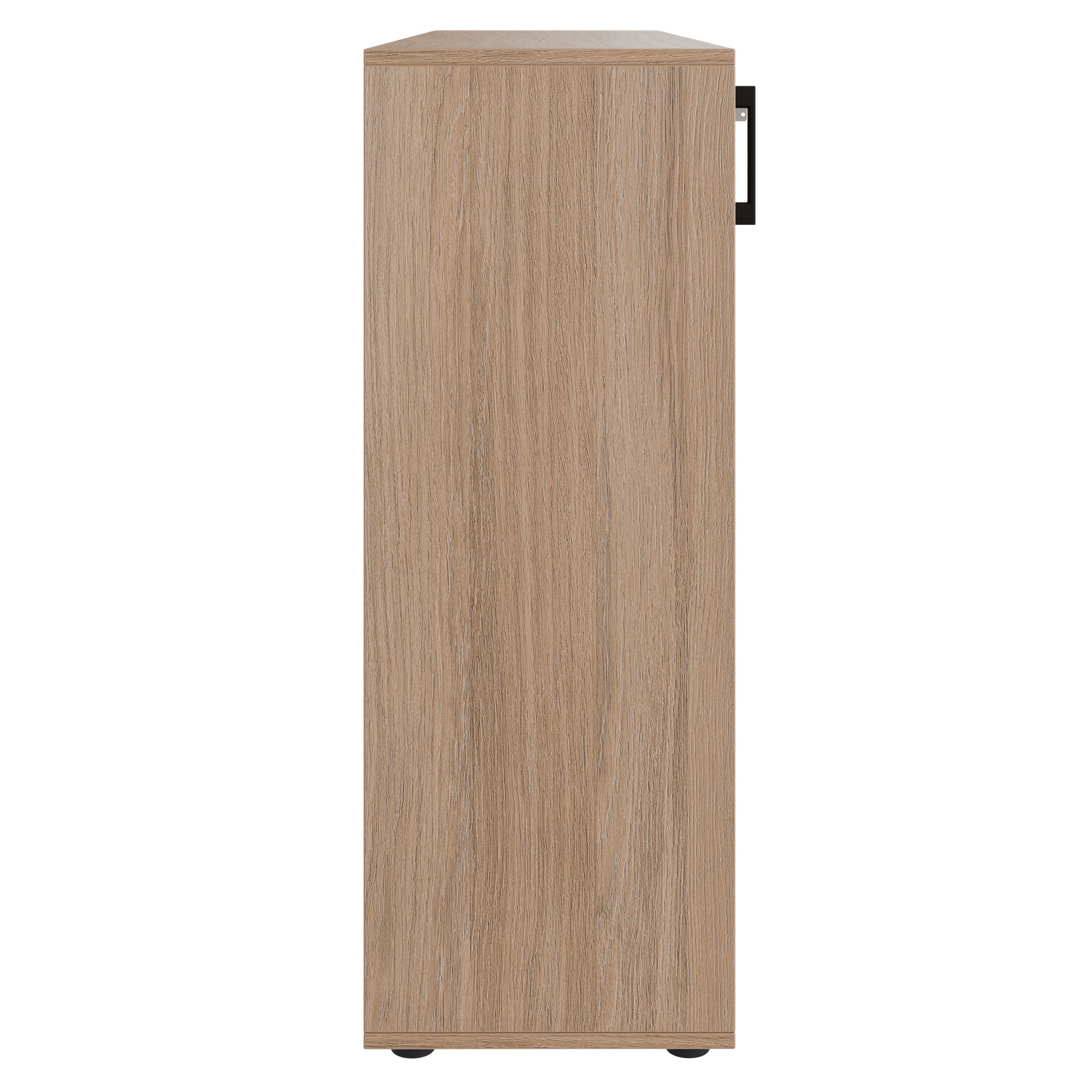 Armoire à portes coulissantes CHOICE | 3 OH, 1600 x 1095 mm, chêne ambré - 4 Main Image