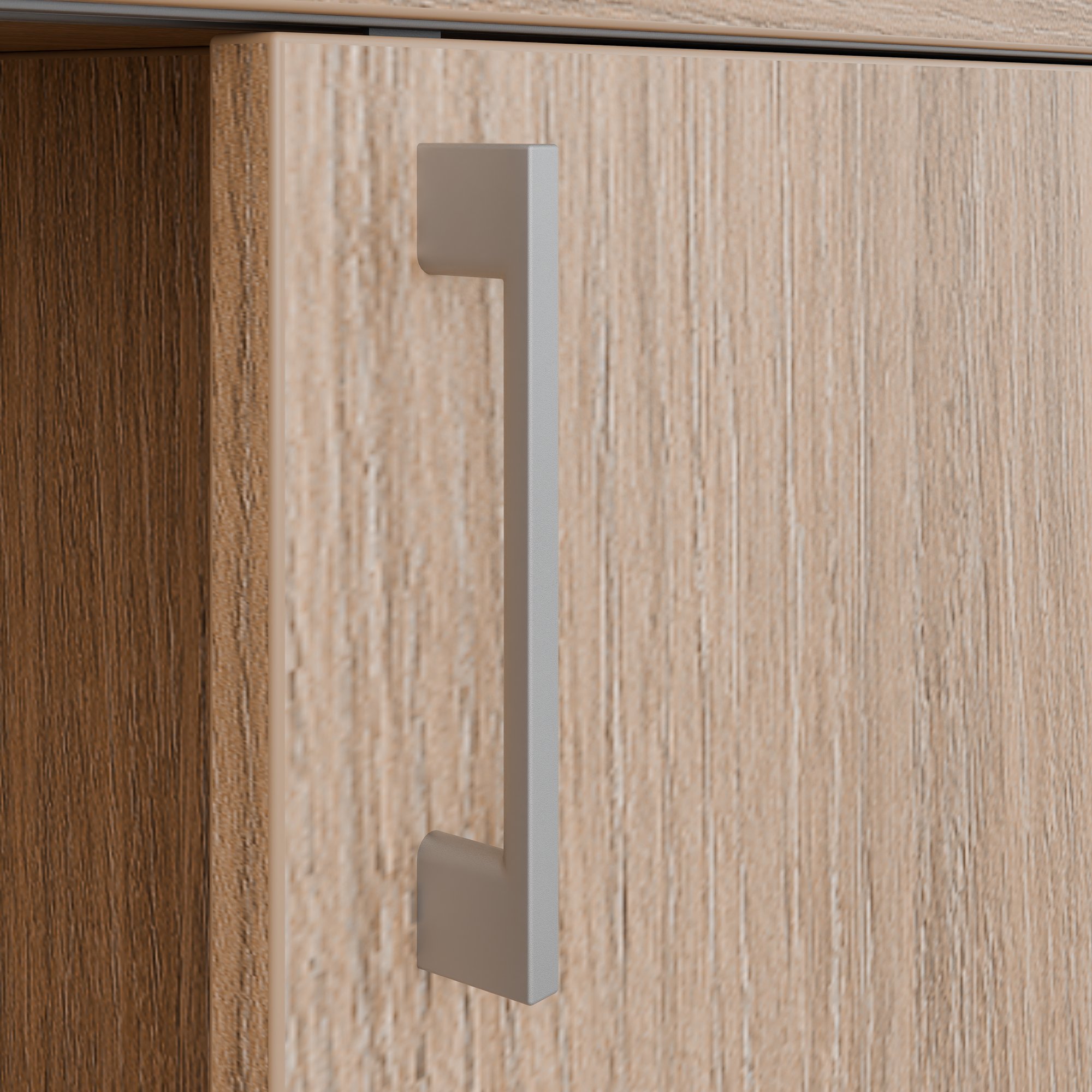Armoire à portes coulissantes CHOICE | 3 OH, 1600 x 1095 mm, chêne ambré - 6 Main Image