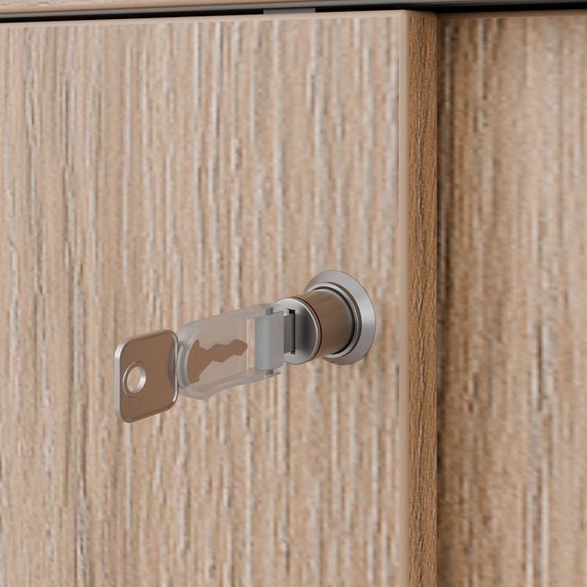 CHOICE Schiebetürenschrank | 3 OH, 1600 x 1095 mm, Bernsteineiche