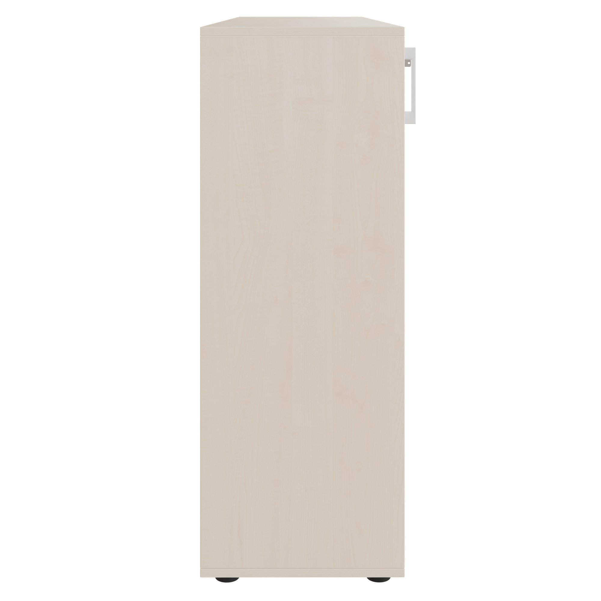 Armoire à portes coulissantes CHOICE | 3 OH, 1600 x 1095 mm, érable / blanc - 4 Main Image