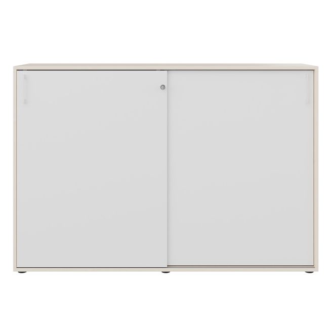 CHOICE Schiebetürenschrank | 3 OH, 1600 x 1095 mm, Ahorn / Weiß