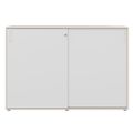 Armoire à portes coulissantes CHOICE | 3 OH, 1600 x 1095 mm, érable / blanc - 3 Thumbnail Image