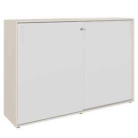 CHOICE Schiebetürenschrank | 3 OH, 1600 x 1095 mm, Ahorn / Weiß