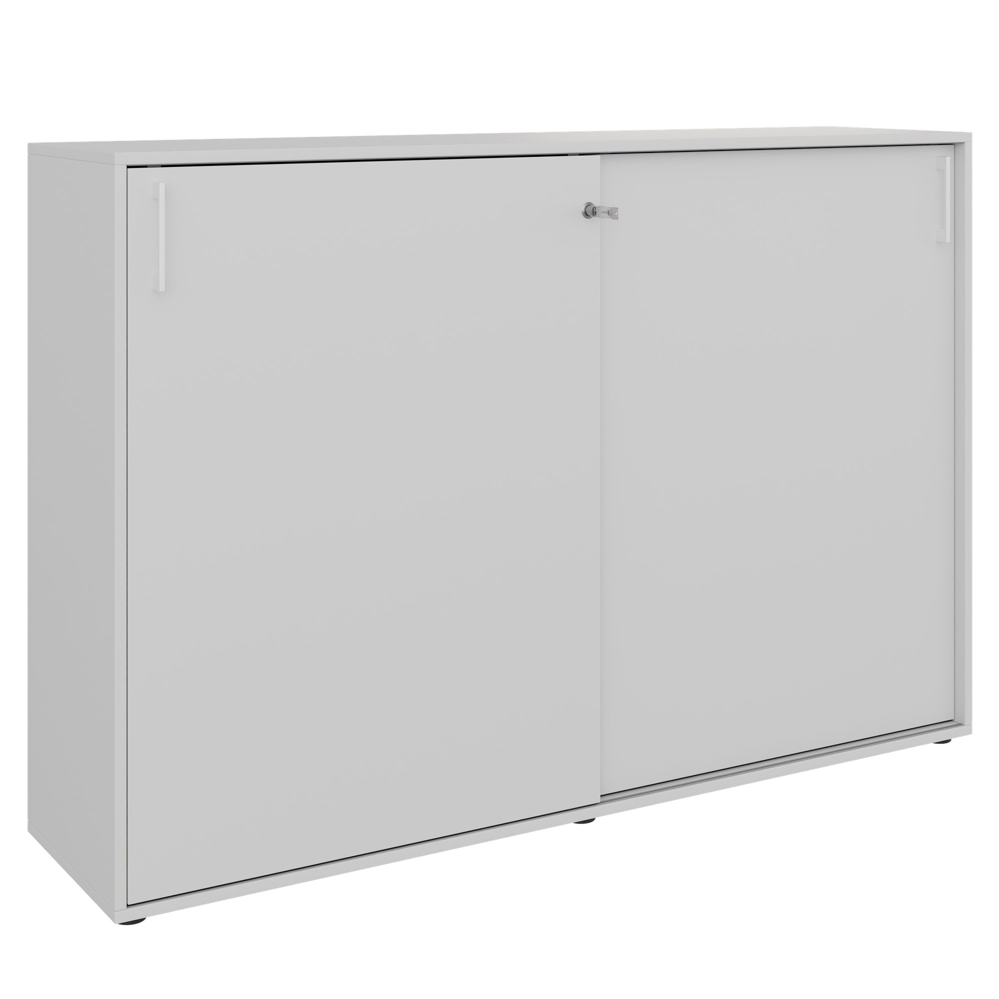 Armoire à portes coulissantes CHOICE | 3 OH, 1600 x 1095 mm, gris perle - 1 Main Image