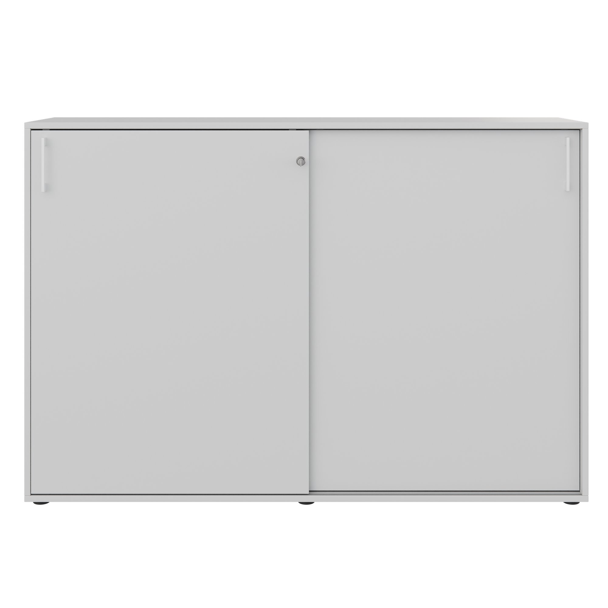 Armoire à portes coulissantes CHOICE | 3 OH, 1600 x 1095 mm, gris perle - 3 Main Image