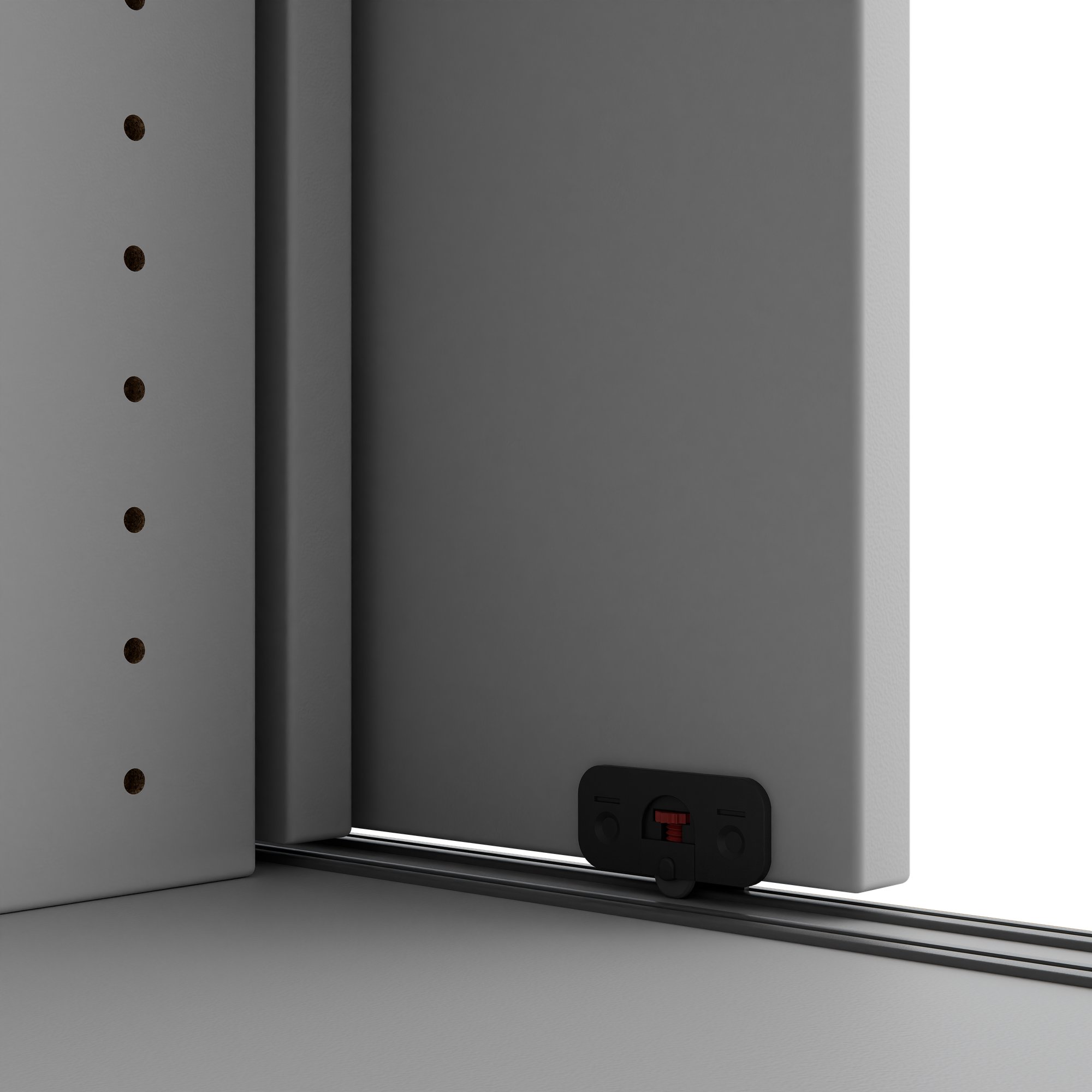 Armoire à portes coulissantes CHOICE | 3 OH, 1600 x 1095 mm, gris perle - 10 Main Image