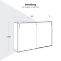 Armoire à portes coulissantes CHOICE | 3 OH, 1600 x 1095 mm, gris perle - 11 Thumbnail Image