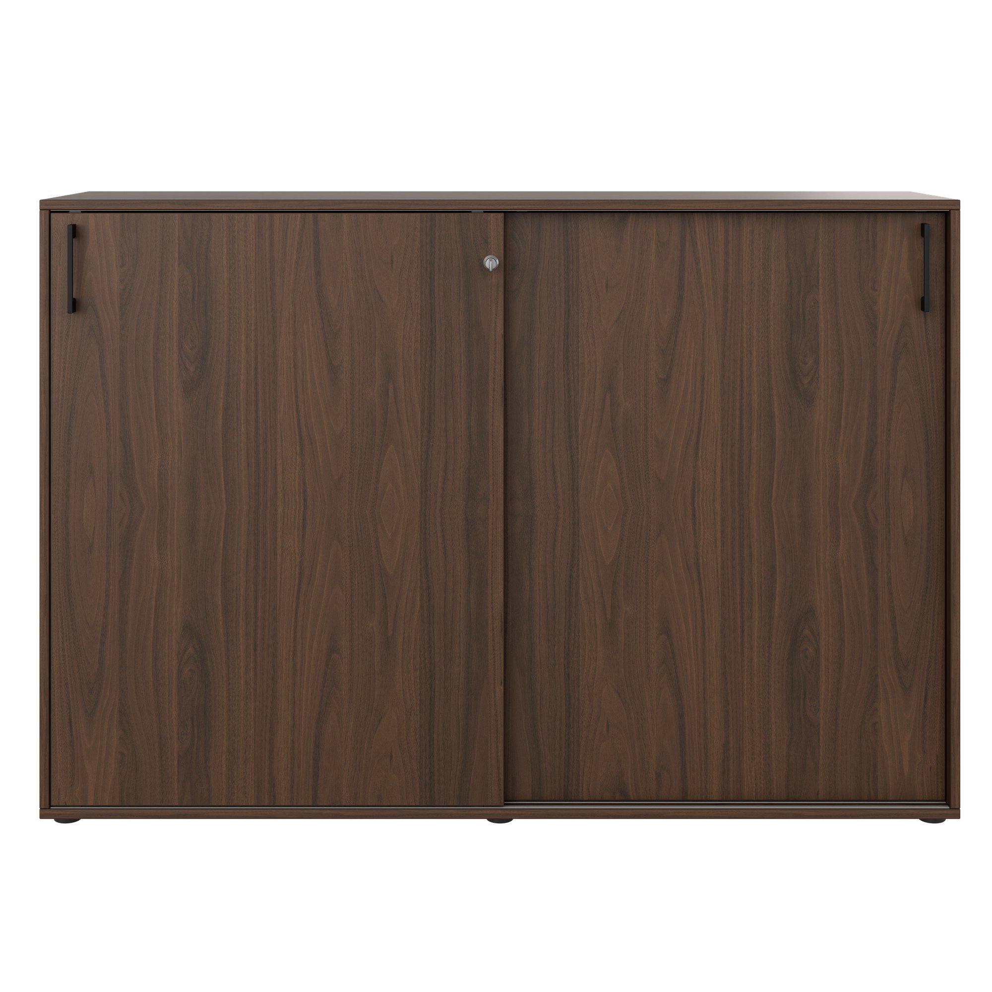 Armoire à portes coulissantes CHOICE | 3 étagères, 1600 x 1095 mm, noyer - 3 Main Image