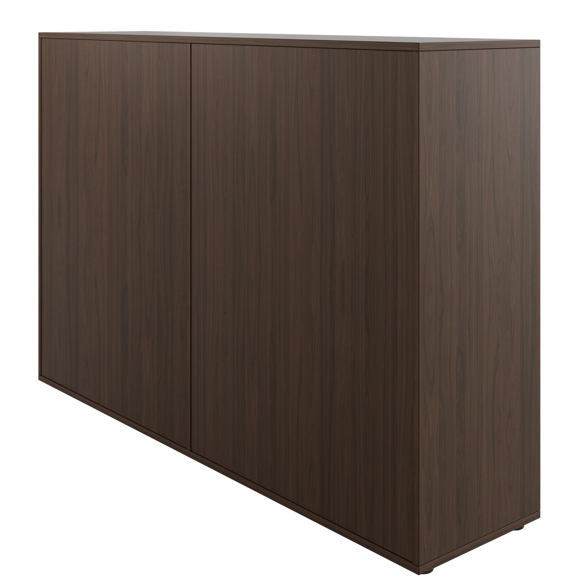 Armoire à portes coulissantes CHOICE | 3 étagères, 1600 x 1095 mm, noyer - 5 Main Image