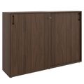 Armoire à portes coulissantes CHOICE | 3 étagères, 1600 x 1095 mm, noyer - 1 Thumbnail Image