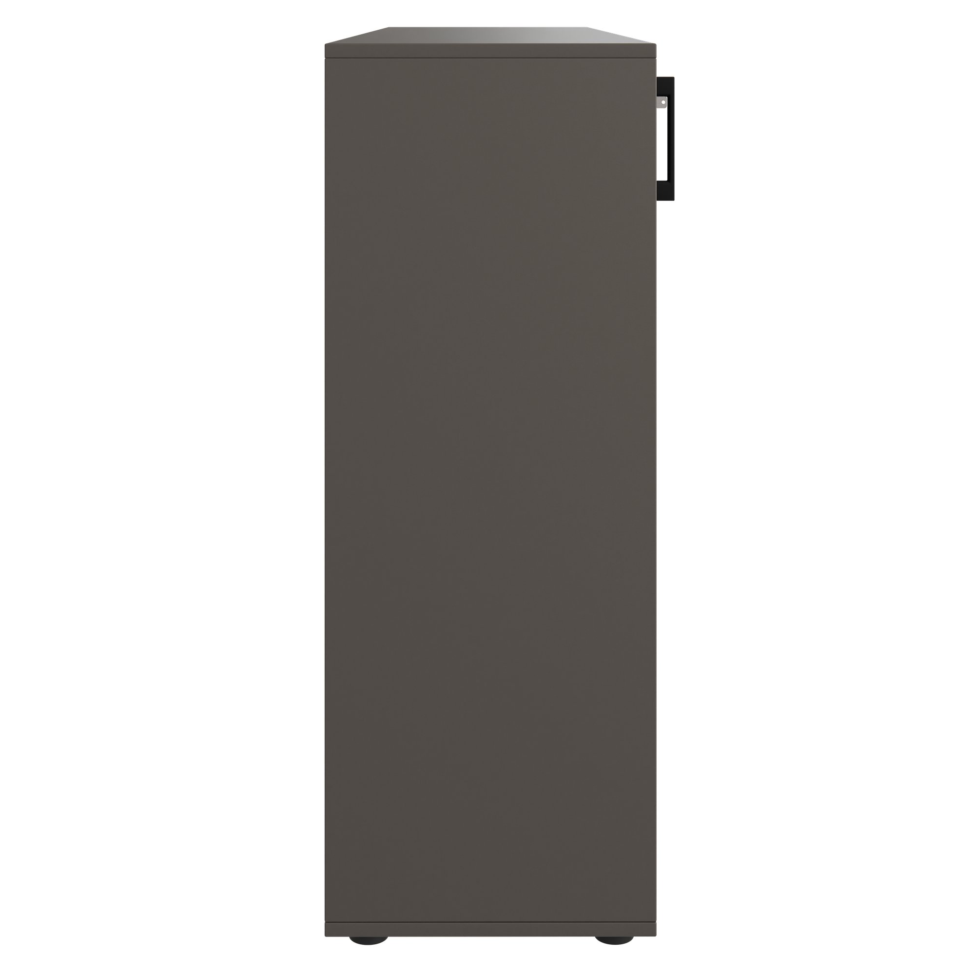 Armoire à portes coulissantes CHOICE | 3 OH, 1600 x 1095 mm, gris cubanite - 4 Main Image