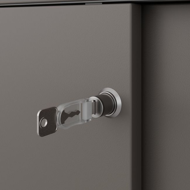 CHOICE Schiebetürenschrank | 3 OH, 1600 x 1095 mm, Cubanitgrau