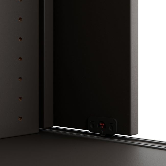 CHOICE Schiebetürenschrank | 3 OH, 1600 x 1095 mm, Cubanitgrau