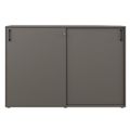 Armoire à portes coulissantes CHOICE | 3 OH, 1600 x 1095 mm, gris cubanite - 3 Thumbnail Image