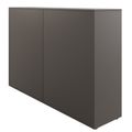 Armoire à portes coulissantes CHOICE | 3 OH, 1600 x 1095 mm, gris cubanite - 5 Thumbnail Image