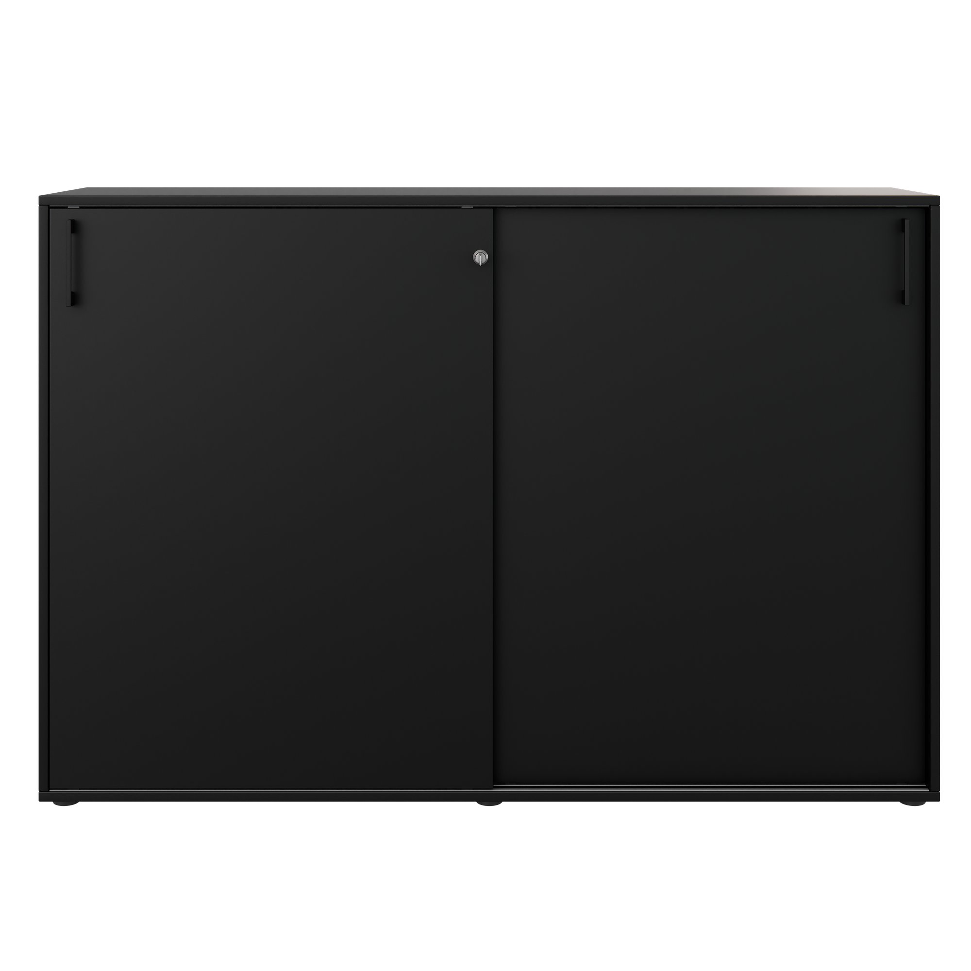 Armoire à portes coulissantes CHOICE | 3 OH, 1600 x 1095 mm, noir - 3 Main Image