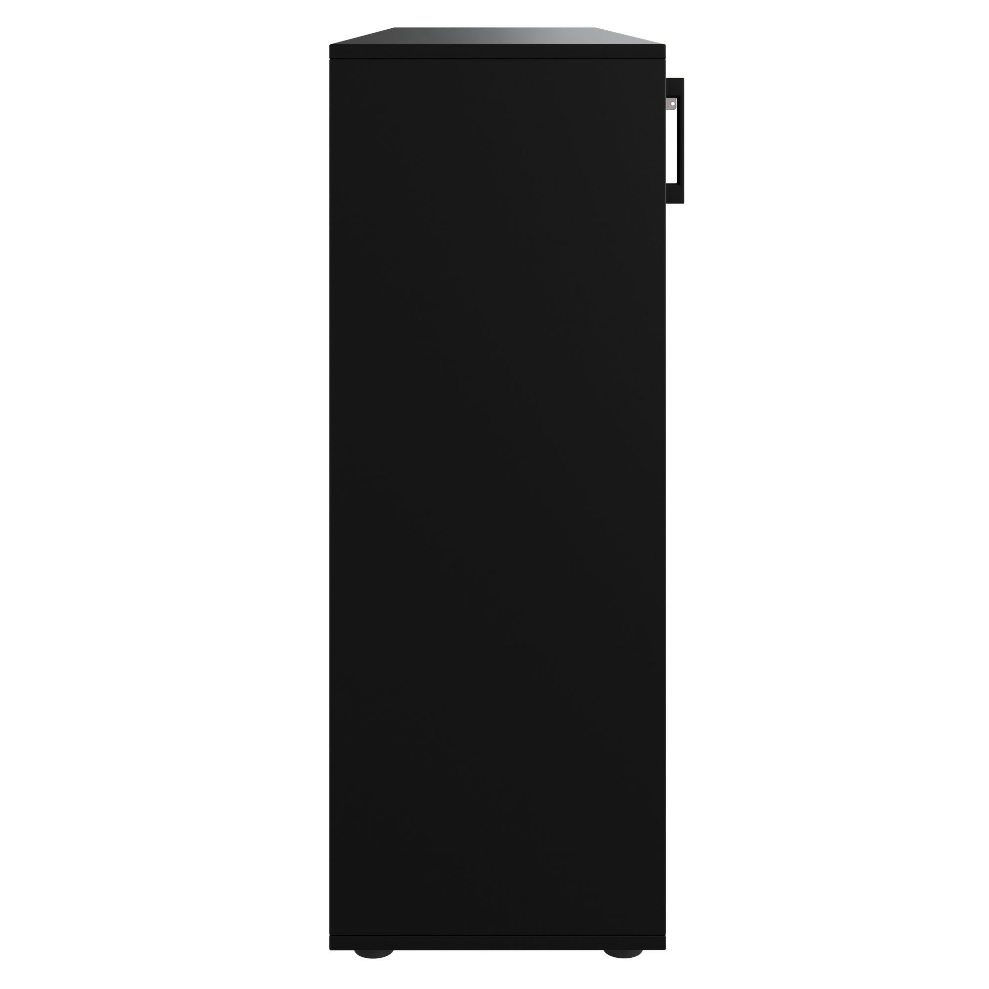 Armoire à portes coulissantes CHOICE | 3 OH, 1600 x 1095 mm, noir - 4 Main Image