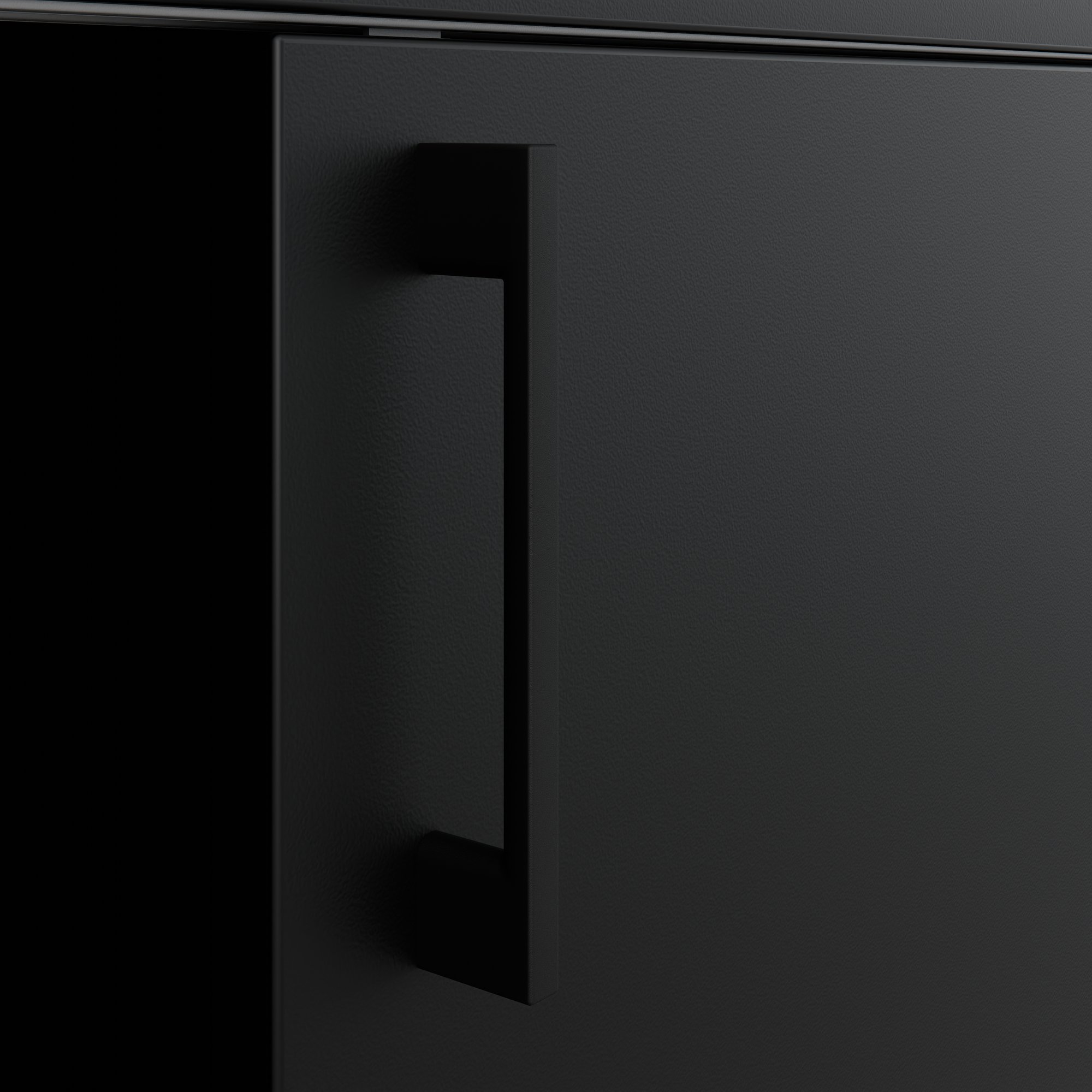 Armoire à portes coulissantes CHOICE | 3 OH, 1600 x 1095 mm, noir - 6 Main Image