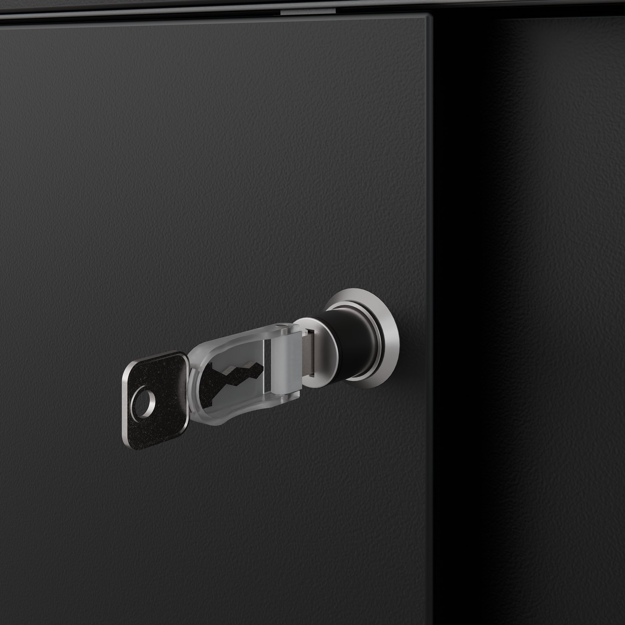Armoire à portes coulissantes CHOICE | 3 OH, 1600 x 1095 mm, noir - 7 Main Image