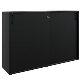 CHOICE Schiebetürenschrank | 3 OH, 1600 x 1095 mm, Schwarz