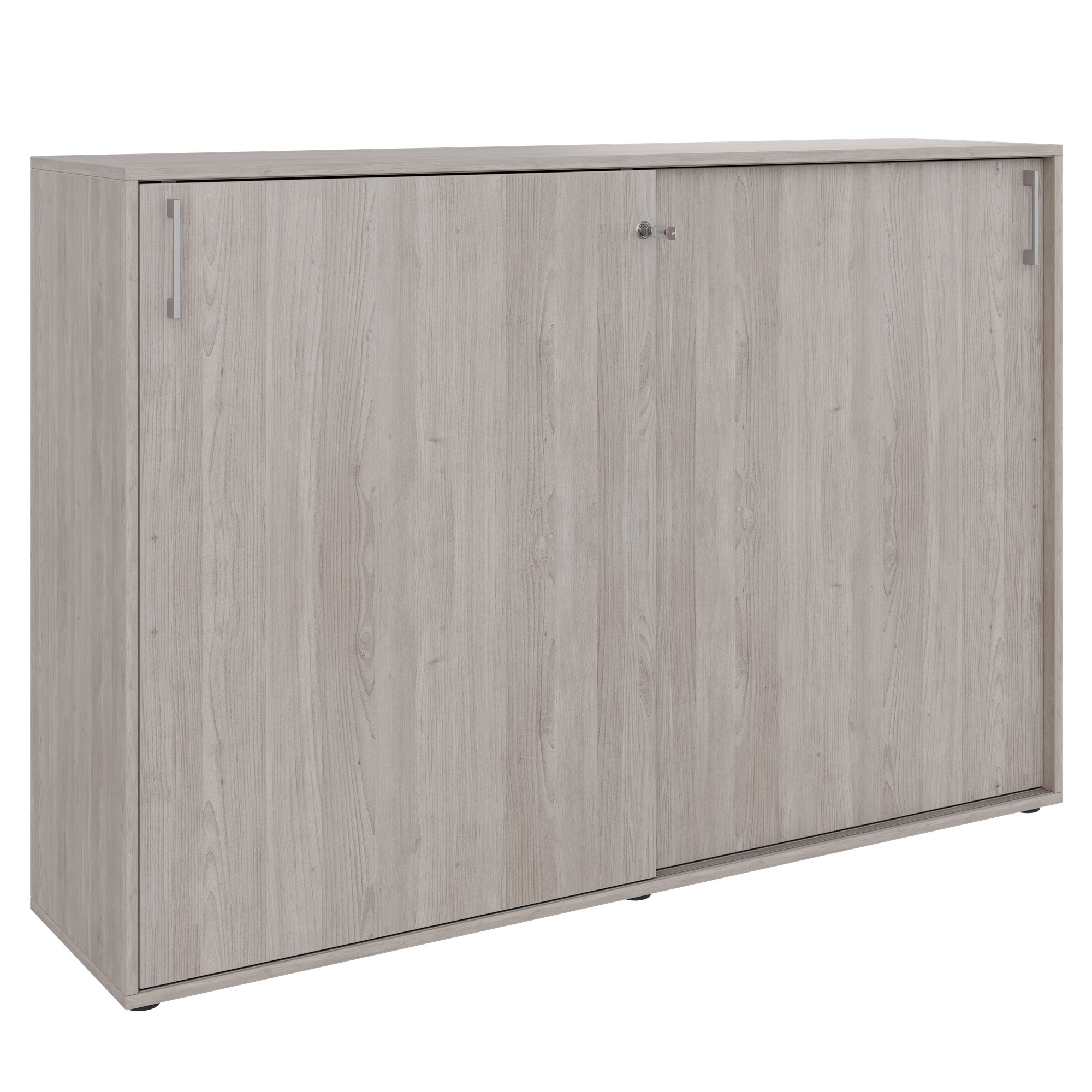 CHOICE Schiebetürenschrank | 3 OH, 1600 x 1095 mm, Nordeiche grau - 1 Main Image