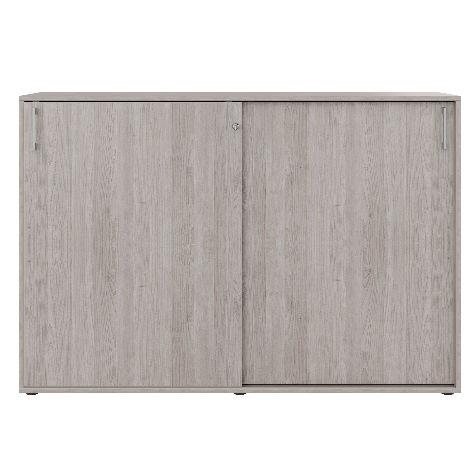 CHOICE Schiebetürenschrank | 3 OH, 1600 x 1095 mm, Nordeiche grau - 3 Main Image