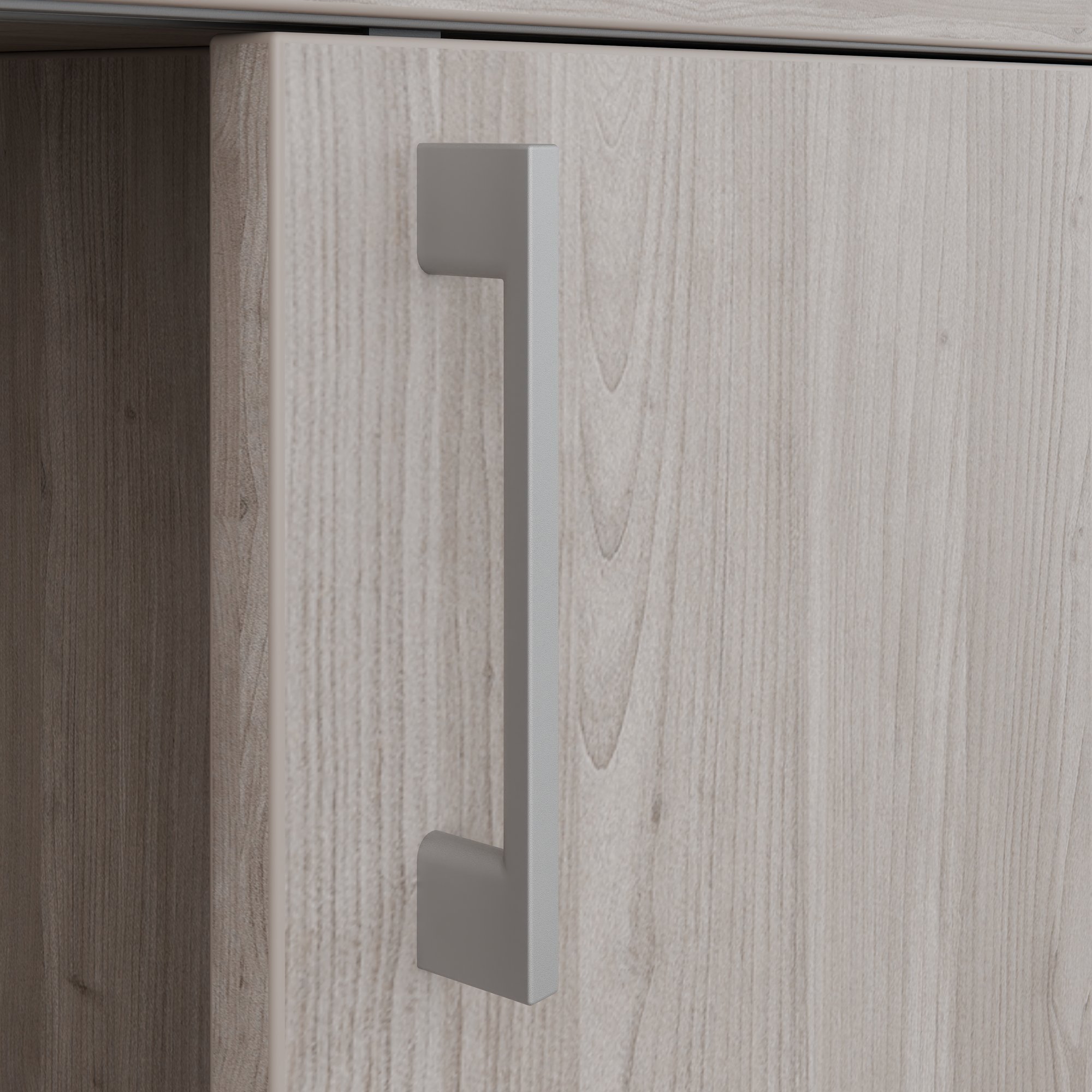 CHOICE Schiebetürenschrank | 3 OH, 1600 x 1095 mm, Nordeiche grau - 6 Main Image
