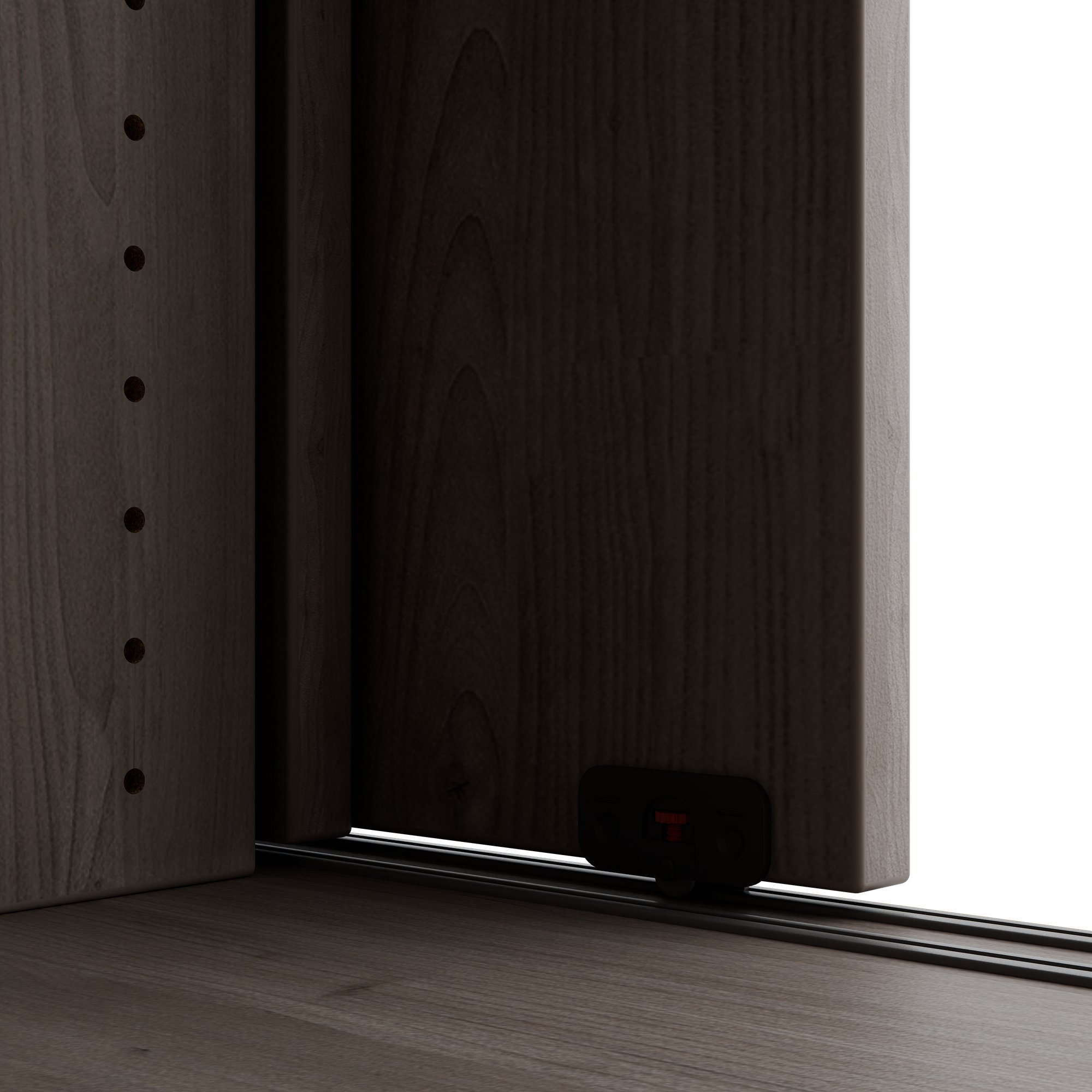 CHOICE Schiebetürenschrank | 3 OH, 1600 x 1095 mm, Nordeiche grau - 10 Main Image