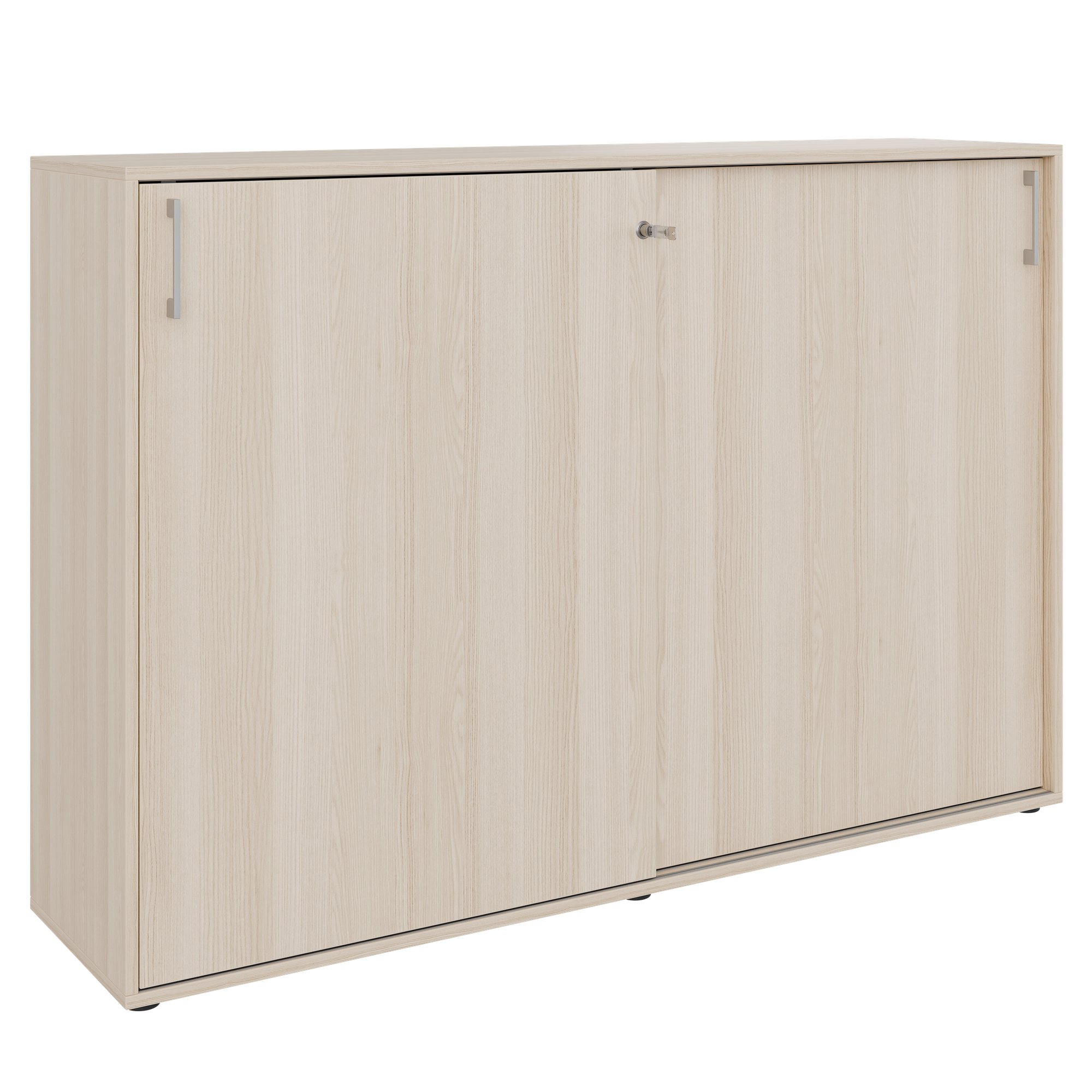 Armoire à portes coulissantes CHOICE | 3 OH, 1600 x 1095 mm, frêne sable - 1 Main Image