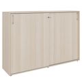 Armoire à portes coulissantes CHOICE | 3 OH, 1600 x 1095 mm, frêne sable - 1 Thumbnail Image