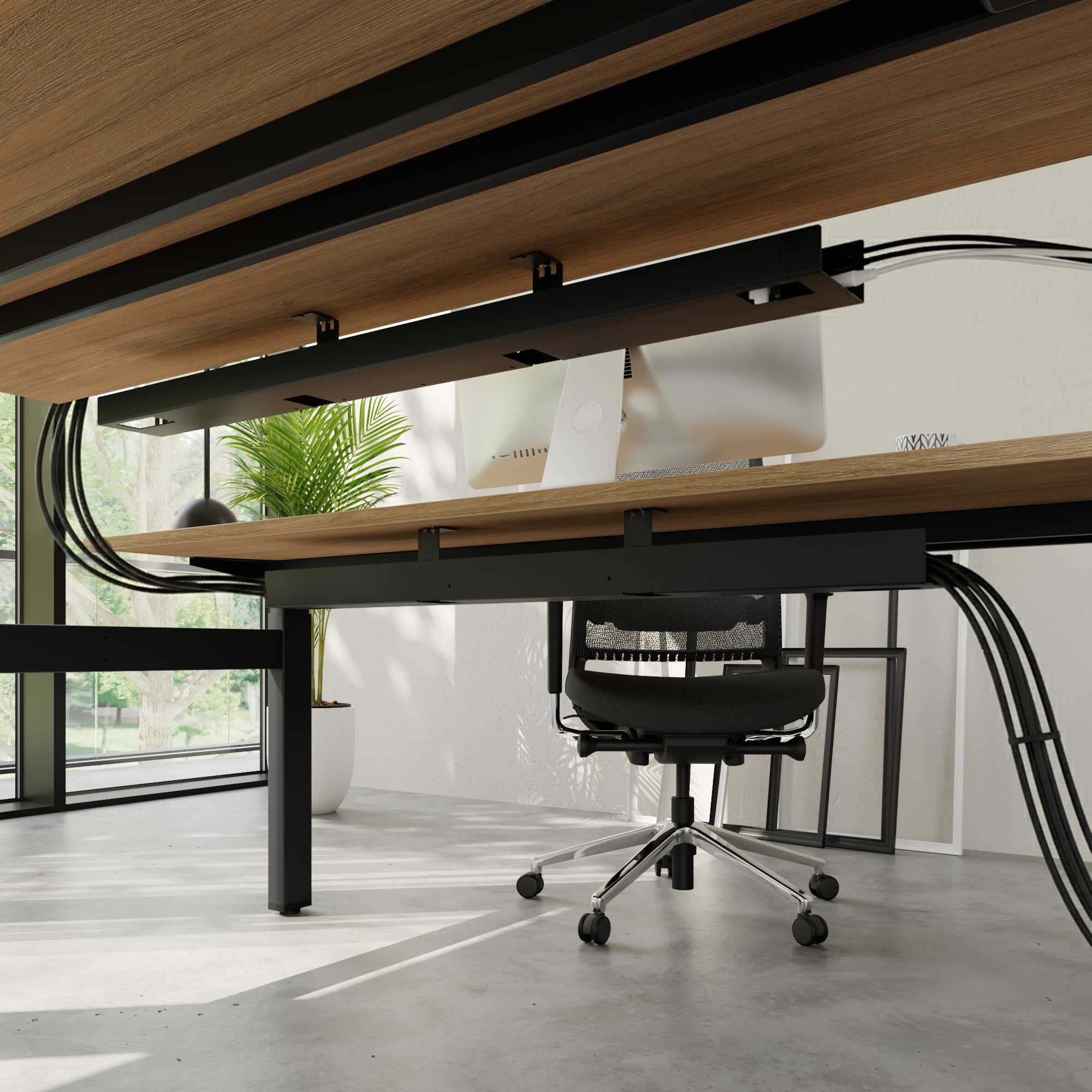 UNI Kabelwanne | 1060 x 110 mm, Stahl, universell einsetzbar - 3 Main Image