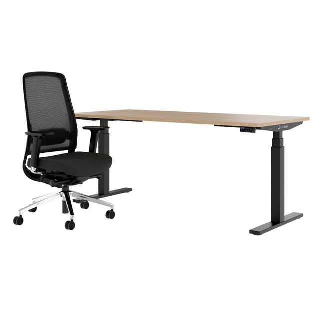 TELDRA Office & FILO | Arbeitsplatz-Set, Bernsteineiche