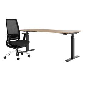 TELDRA Office & FILO | Arbeitsplatz-Set, Bernsteineiche