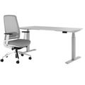 TELDRA Office & FILO | Ensemble pour poste de travail, gris perle - 1 Thumbnail Image