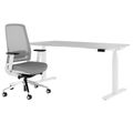 TELDRA Office & FILO | Ensemble pour poste de travail, gris perle - 1 Thumbnail Image