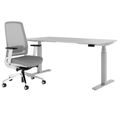 TELDRA Office & FILO | Ensemble pour poste de travail, gris perle - 1 Thumbnail Image