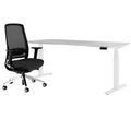 TELDRA Office & FILO | Ensemble pour poste de travail, gris perle - 1 Thumbnail Image