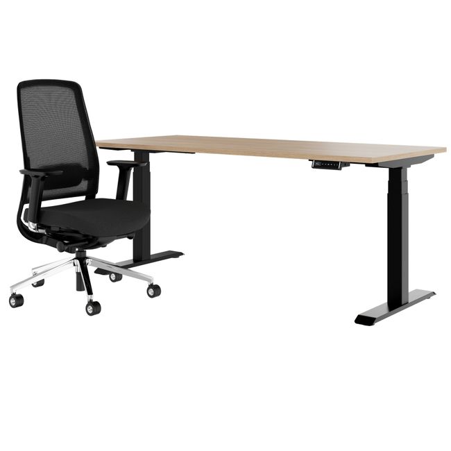 TELDRA Pro & FILO | Arbeitsplatz-Set, Bernsteineiche