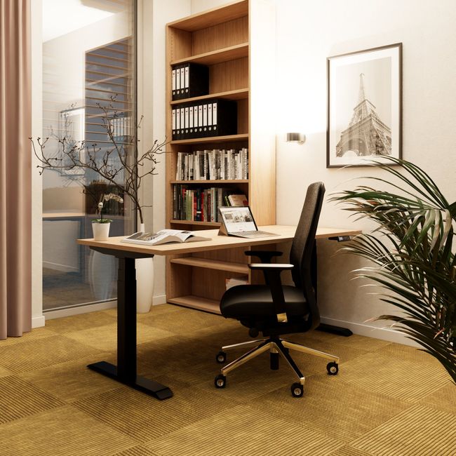 TELDRA Pro & FILO | Arbeitsplatz-Set, Bernsteineiche