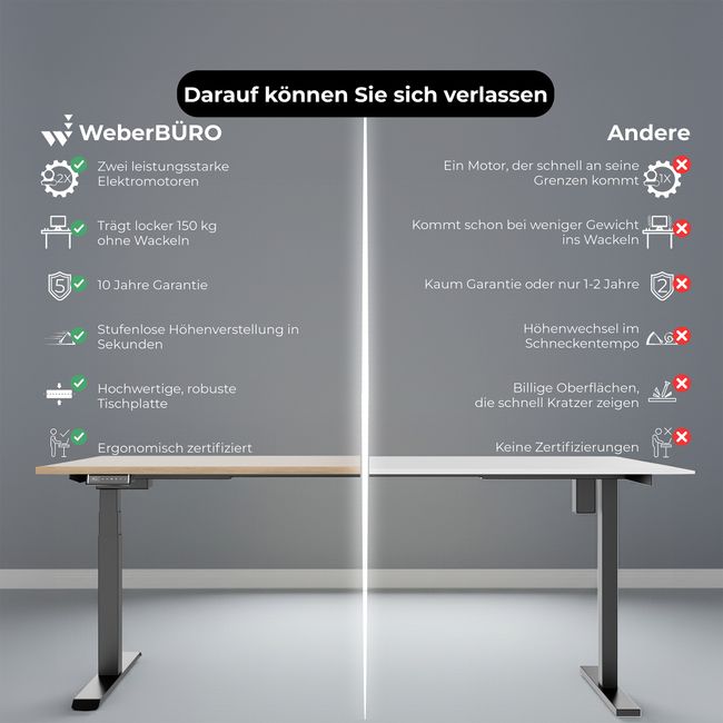 TELDRA Pro & FILO | Arbeitsplatz-Set, Perlgrau