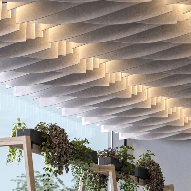 ACOUSTIC ARTWORK Baffel | 1200-2400 x 250-280 mm,  3 verschiedene Formen ACOUSTIC ARTWORK Baffel | 1200-2400 x 250-280 mm,  3 verschiedene Formen