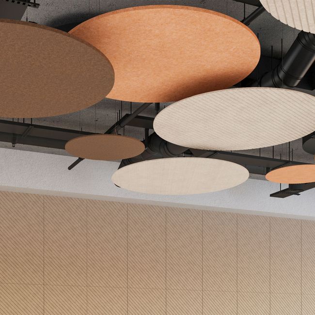 ACOUSTIC ARTWORK Deckenpaneel | 600-1200 x 600-1200 mm,  rund oder eckig
