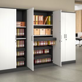 UNI Plus Schranksystem | 2-5 OH, offenes Regal, Flügeltüren oder Querrollladen