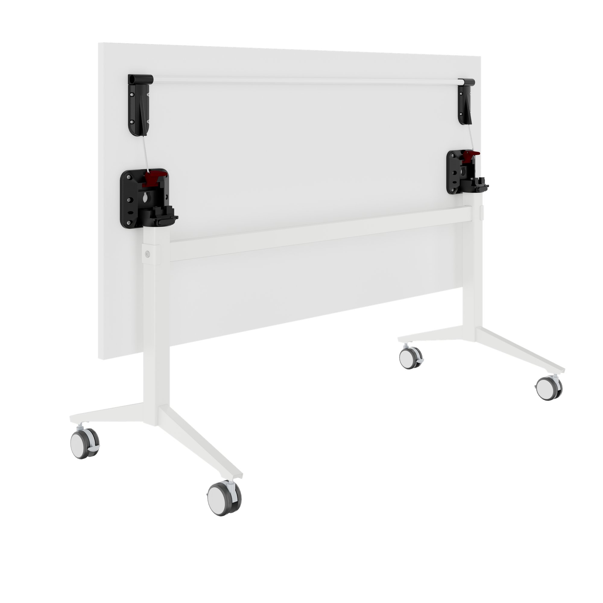 FOTA Klapptisch | 1600 x 800 mm, Rollbar, Klappbar, Weiß - 5 Main Image