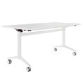 FOTA Klapptisch | 1600 x 800 mm, Rollbar, Klappbar, Weiß - 1 Thumbnail Image