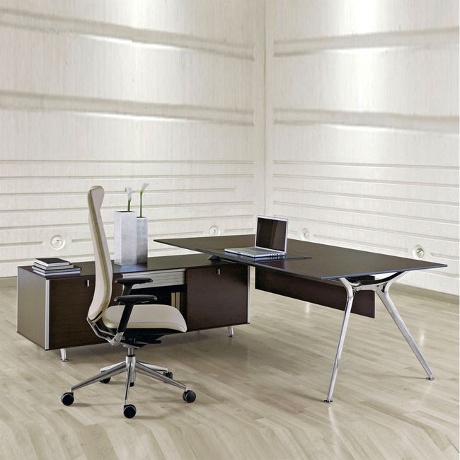 ARKONIS Schreibtisch mit Sideboard | 2000-2200 x 745 mm