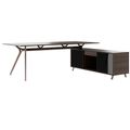 ARKONIS Schreibtisch mit Sideboard | 2000-2200 x 745 mm
