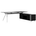 ARKONIS Schreibtisch mit Sideboard | 2000-2200 x 745 mm