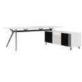 ARKONIS Schreibtisch mit Sideboard | 2000-2200 x 745 mm